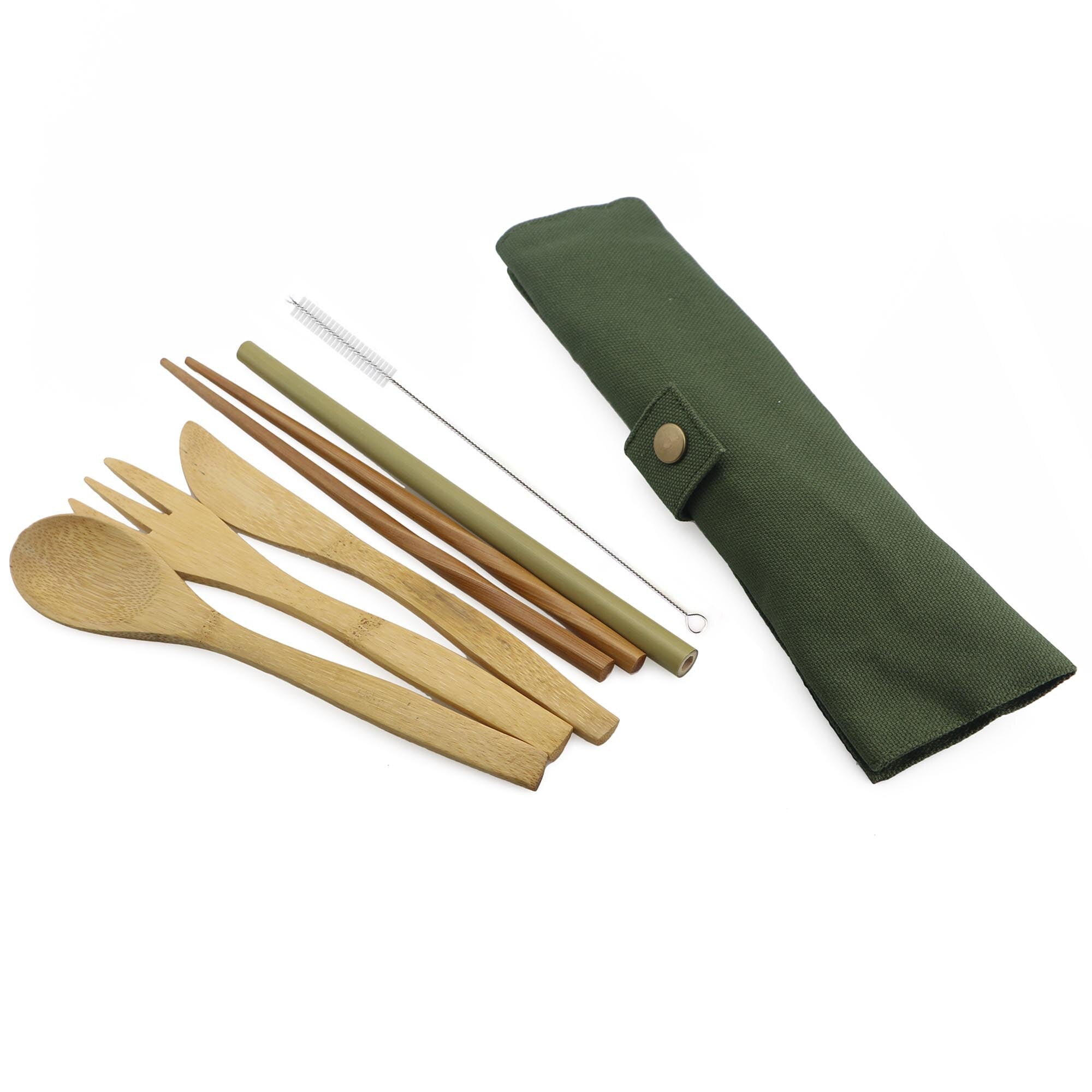 6 Piece Wooden Cutlery Set
