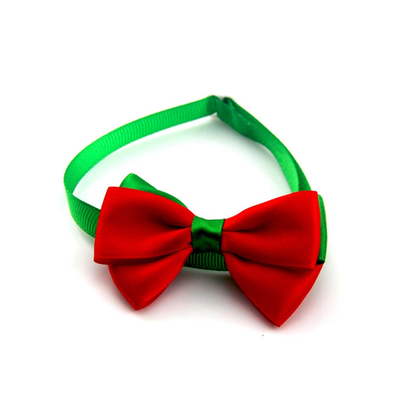 Pet Christmas Bow Collar