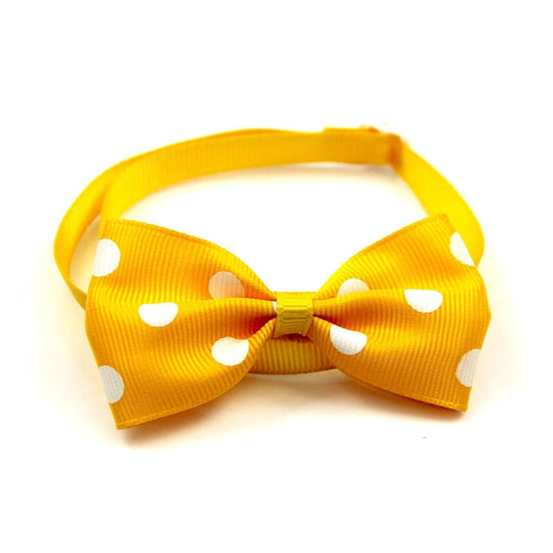 Pet Christmas Bow Collar