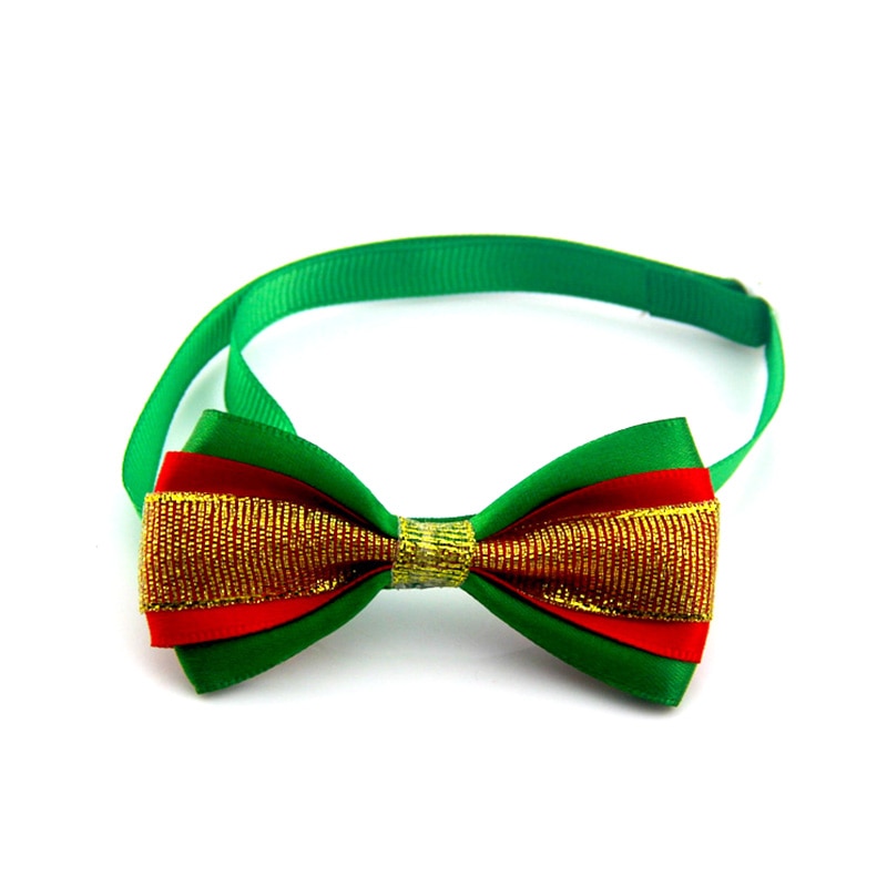 Pet Christmas Bow Collar